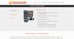 Desktop Screenshot of kotly-kaczorowski.pl