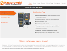 Tablet Screenshot of kotly-kaczorowski.pl